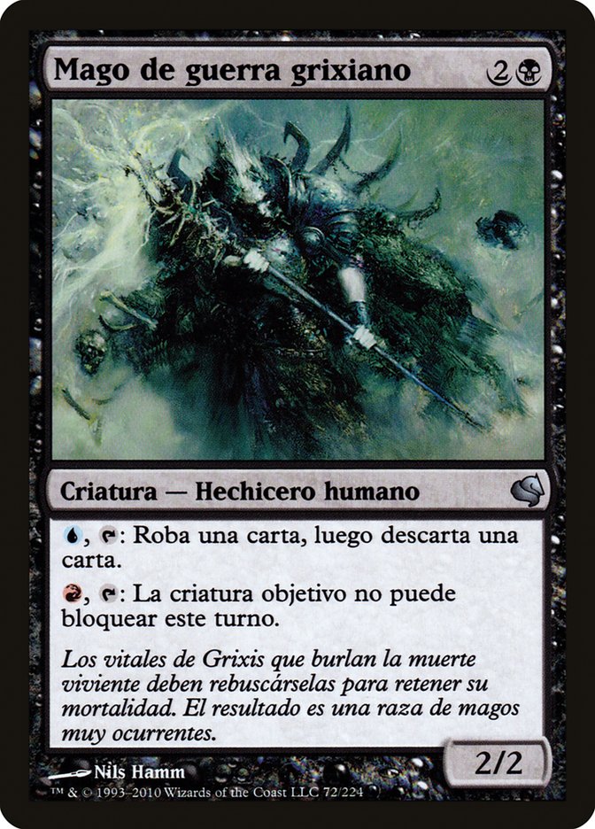 Grixis Battlemage (Spanish) - "Mago de guerra grixiano"