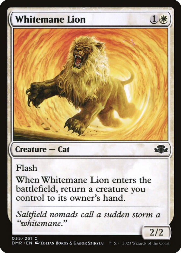 Whitemane Lion - Magic: The Gathering