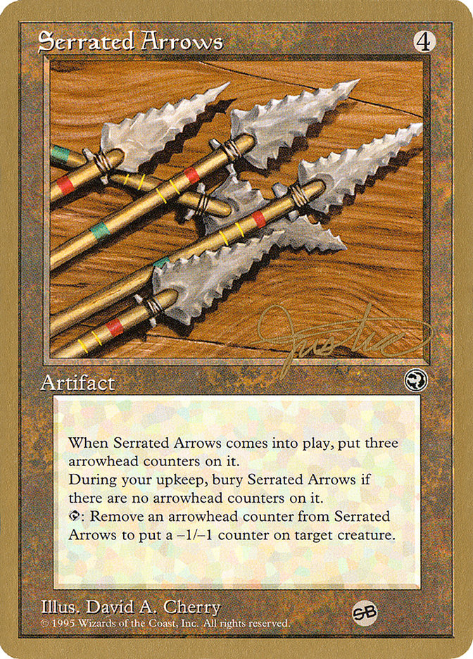 Serrated Arrows - 1996 Mark Justice (HML) (SB)