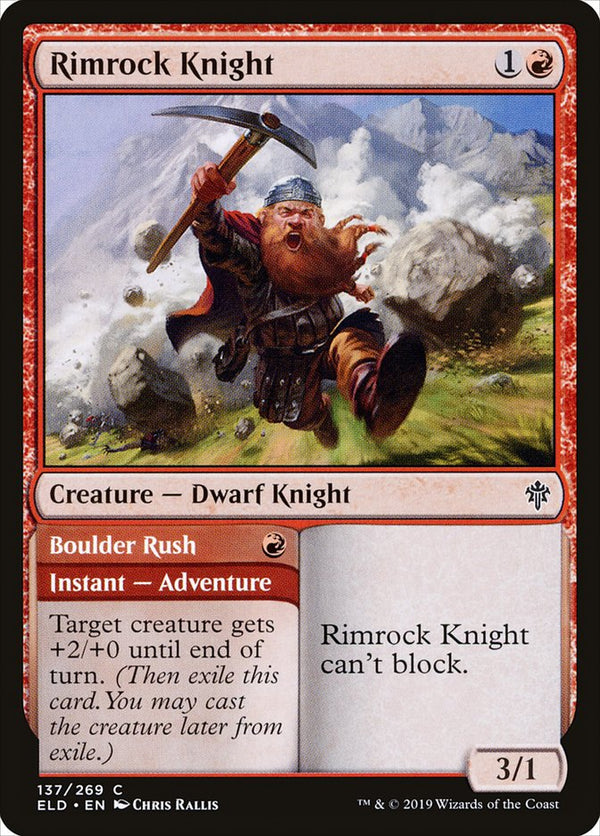 Rimrock Knight - Magic: The Gathering