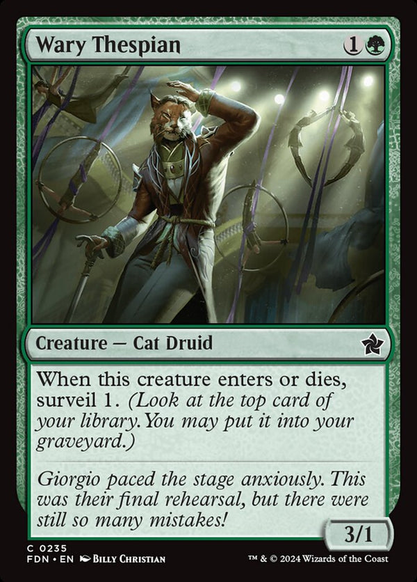 Wary Thespian - Magic: The Gathering