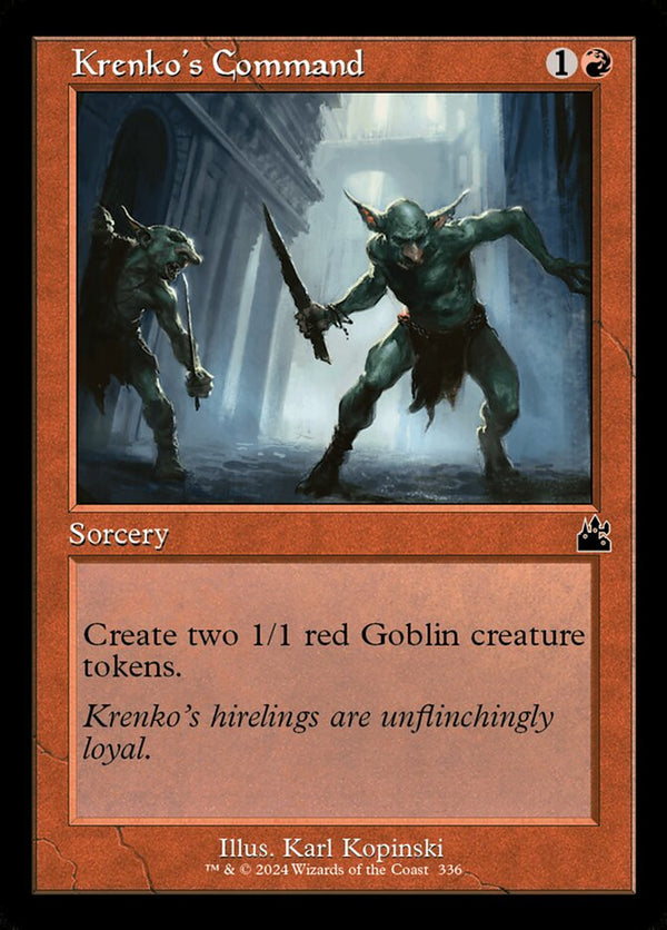Krenko's Command (Retro Frame) - Magic: The Gathering