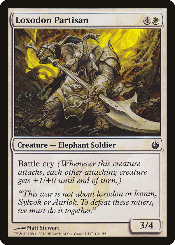 Loxodon Partisan - Magic: The Gathering