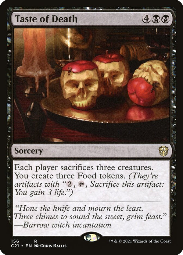 Taste of Death - Magic: The Gathering