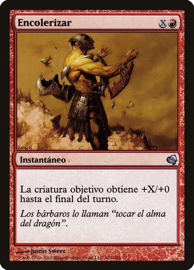 Enrage (Spanish) - "Encolerizar"