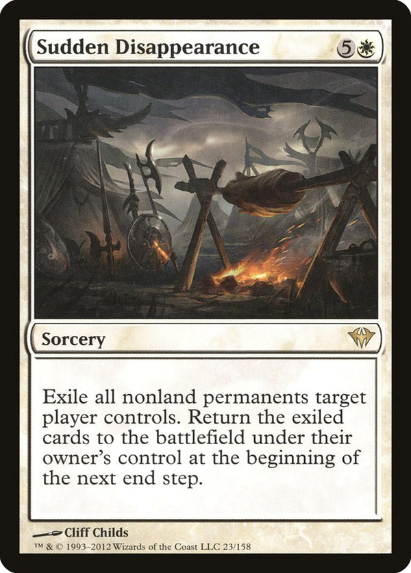 Sudden Disappearance - Magic: The Gathering