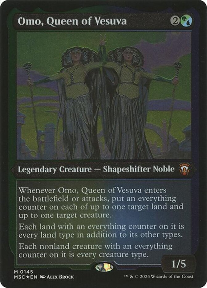 Omo, Queen of Vesuva (Display Commander) - Thick Stock