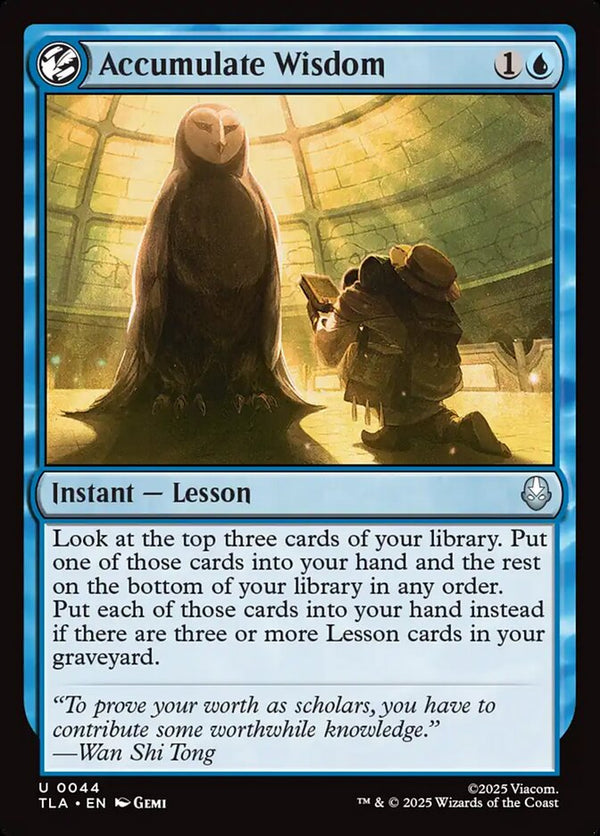 Accumulate Wisdom - Magic: The Gathering