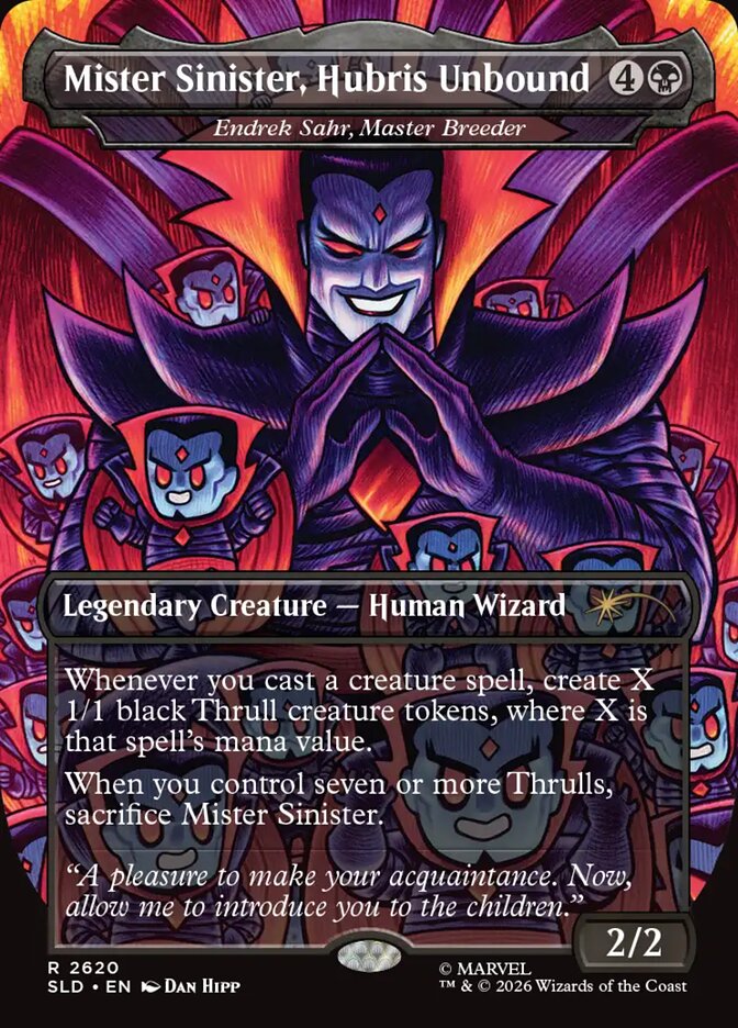 Mister Sinister, Hubris Unbound - Endrek Sahr, Master Breeder