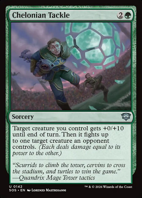 Chelonian Tackle - Magic: The Gathering