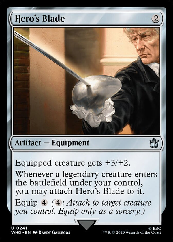 Hero's Blade - Magic: The Gathering