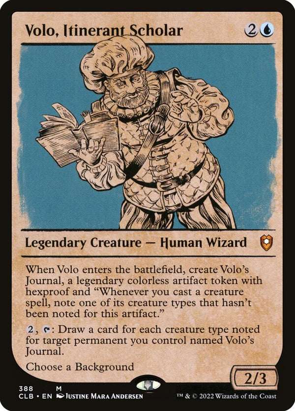 Volo, Itinerant Scholar (Showcase) - Magic: The Gathering