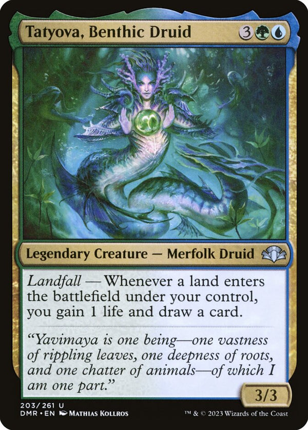 Tatyova, Benthic Druid - Magic: The Gathering