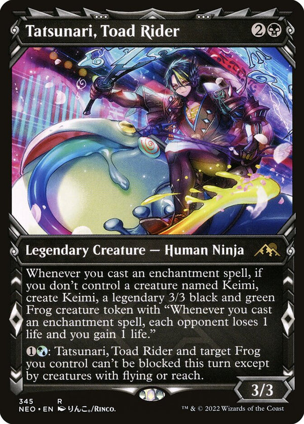 Tatsunari, Toad Rider (Showcase) - Magic: The Gathering