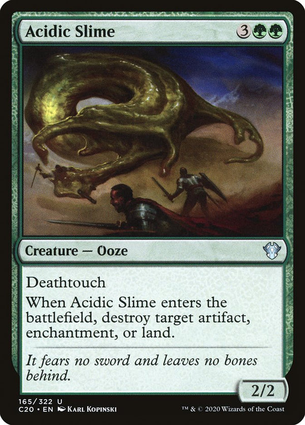 Acidic Slime - Magic: The Gathering