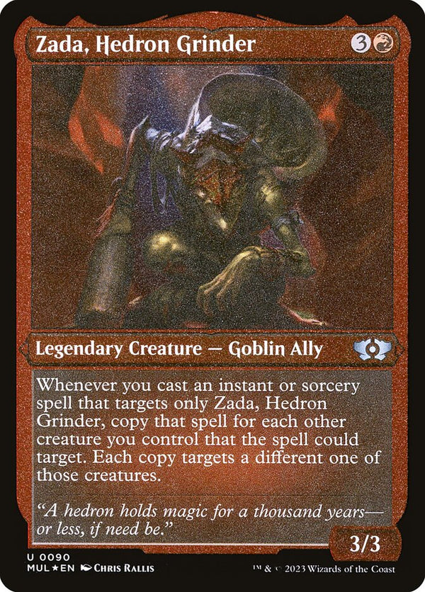 Zada, Hedron Grinder (Foil Etched) - Magic: The Gathering