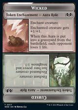 Wicked Role / Cursed Role Token - Magic: The Gathering