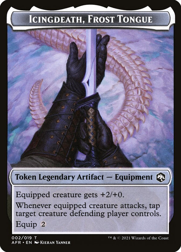 Icingdeath, Frost Tongue Token - Magic: The Gathering