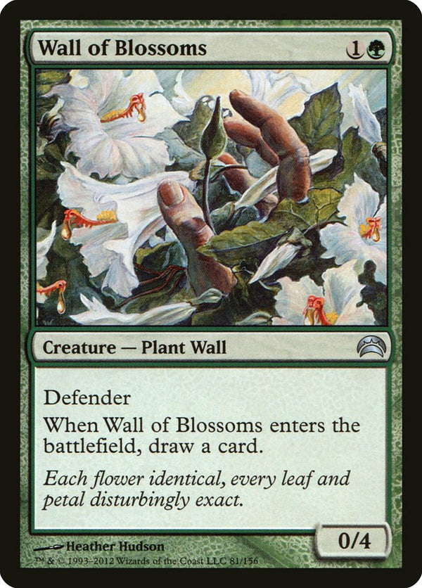 Wall of Blossoms - Magic: The Gathering