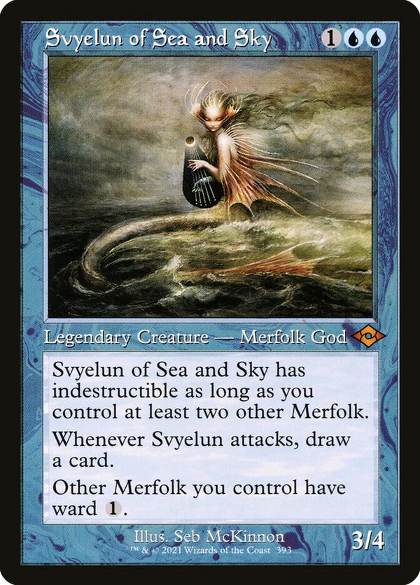 Svyelun of Sea and Sky (Retro Frame) - Magic: The Gathering