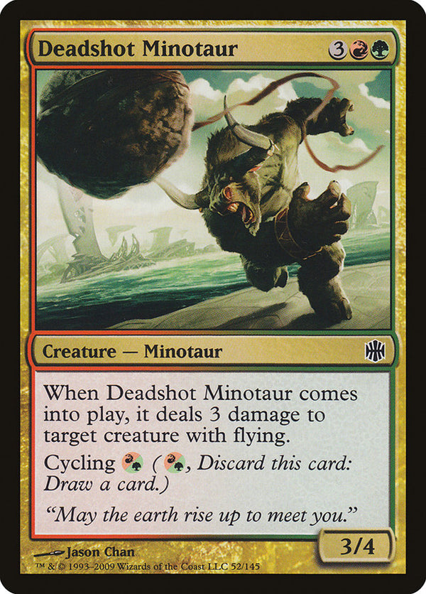 Deadshot Minotaur - Magic: The Gathering