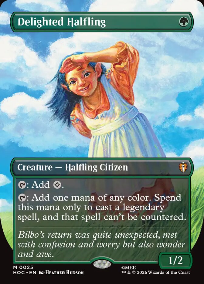 Delighted Halfling (Borderless)