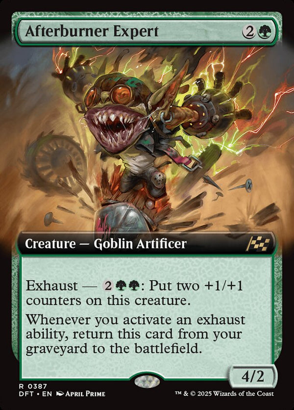Afterburner Expert (Extended Art) - Magic: The Gathering