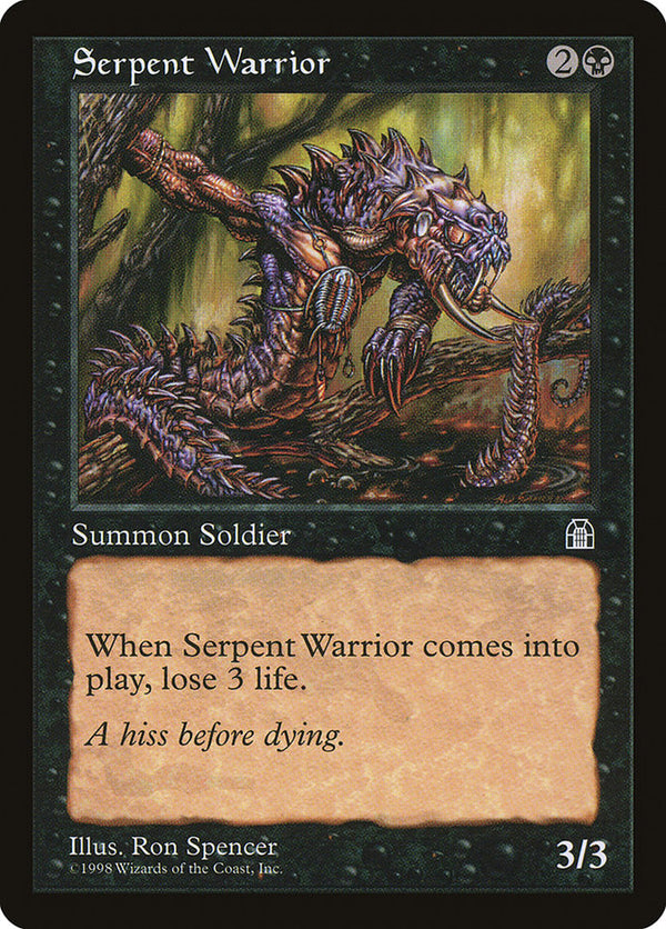 Serpent Warrior - Magic: The Gathering