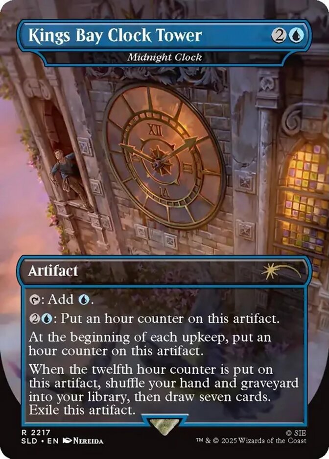 Kings Bay Clock Tower - Midnight Clock