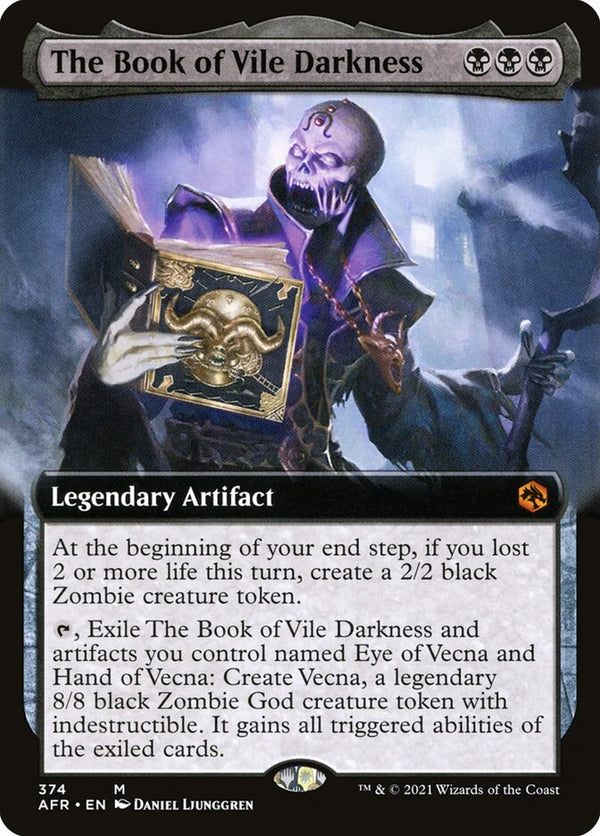 The Book of Vile Darkness (Extended Art) - Magic: The Gathering