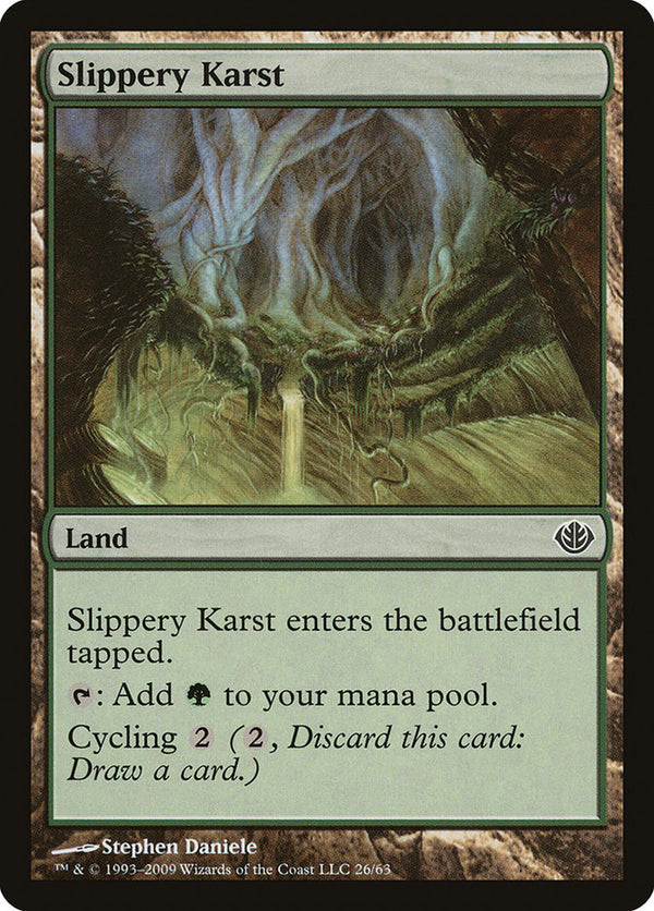 Slippery Karst - Magic: The Gathering