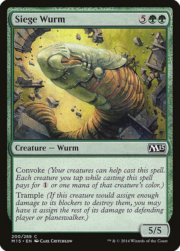 Siege Wurm - Magic: The Gathering