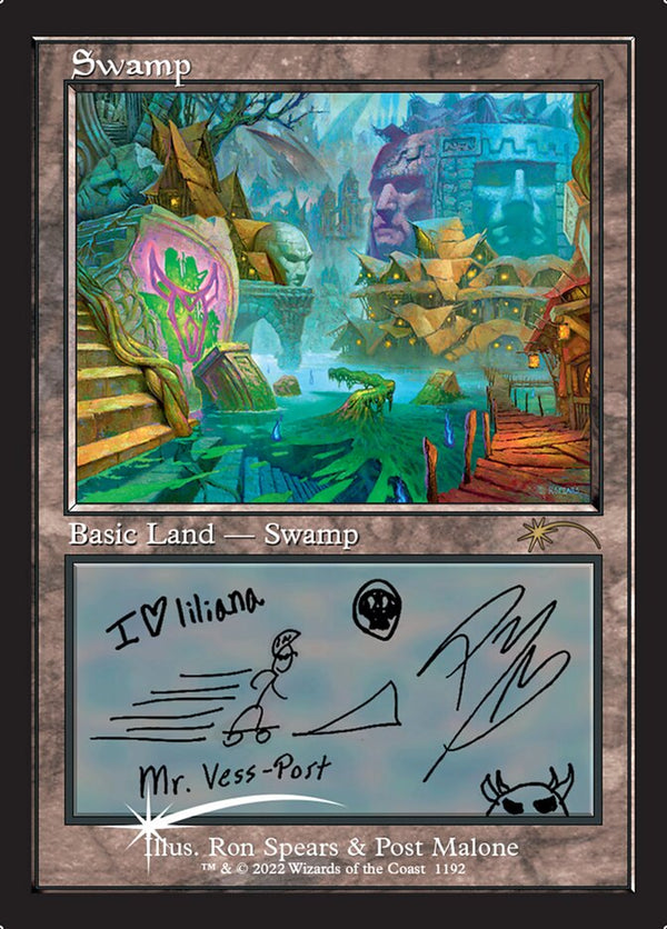 Swamp (Post Malone) - Magic: The Gathering