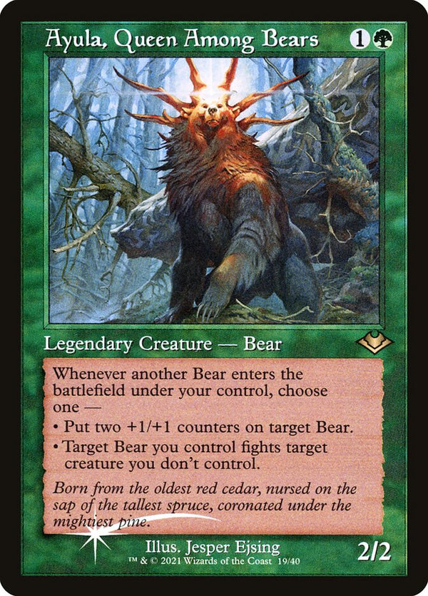 Ayula, Queen Among Bears (Retro Frame) - Magic: The Gathering