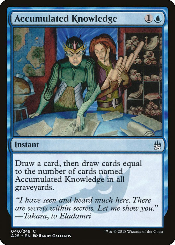 Accumulated Knowledge - Magic: The Gathering