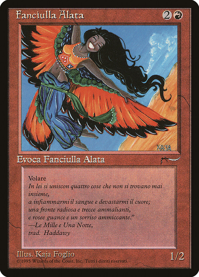 Bird Maiden (Italian) - "Fanciulla Alata"