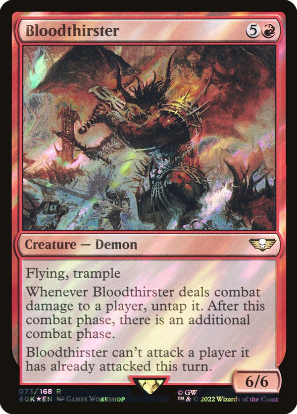 Bloodthirster (Surge Foil) - Magic: The Gathering