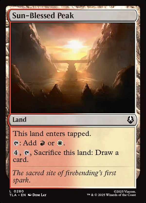 Sun-Blessed Peak - Magic: The Gathering