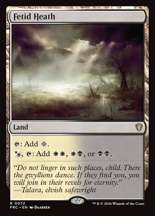 Fetid Heath (FRC 72) - Magic: The Gathering