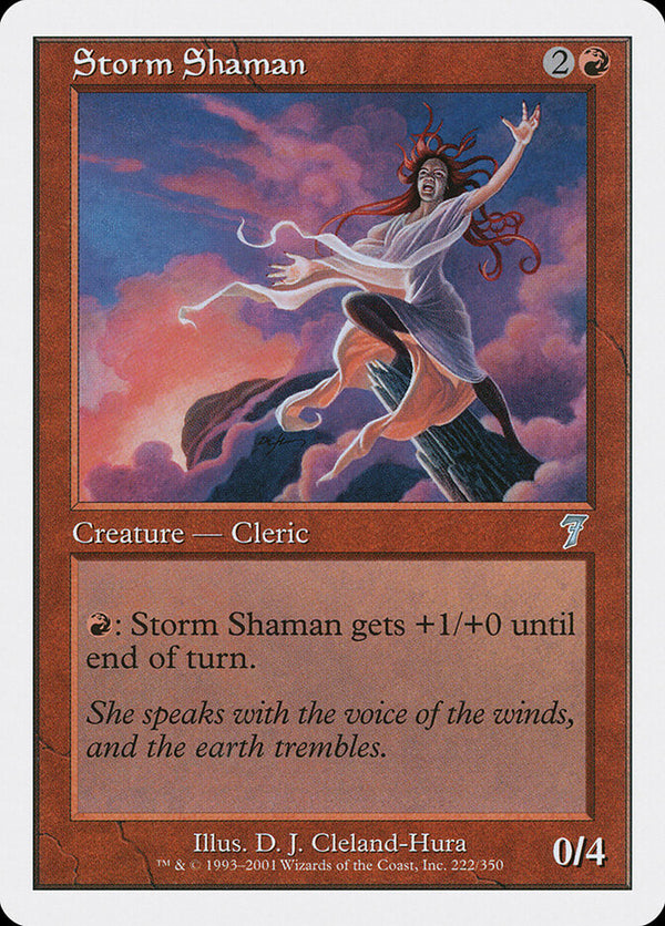 Storm Shaman (7ED 222) - Magic: The Gathering