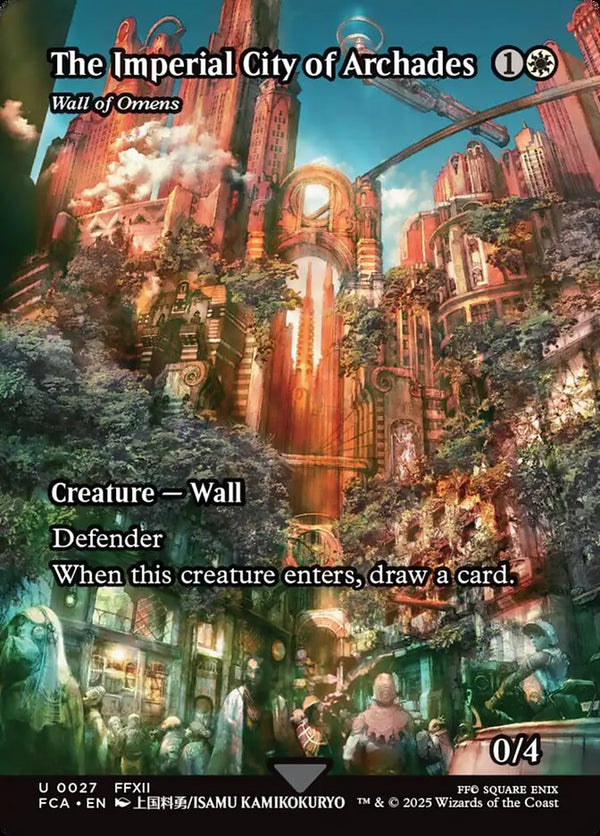The Imperial City of Archades - Wall of Omens (Showcase) - Magic: The Gathering