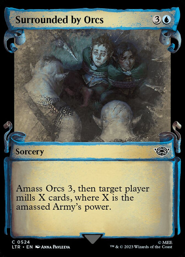 Surrounded by Orcs (Showcase Scrolls) - Magic: The Gathering