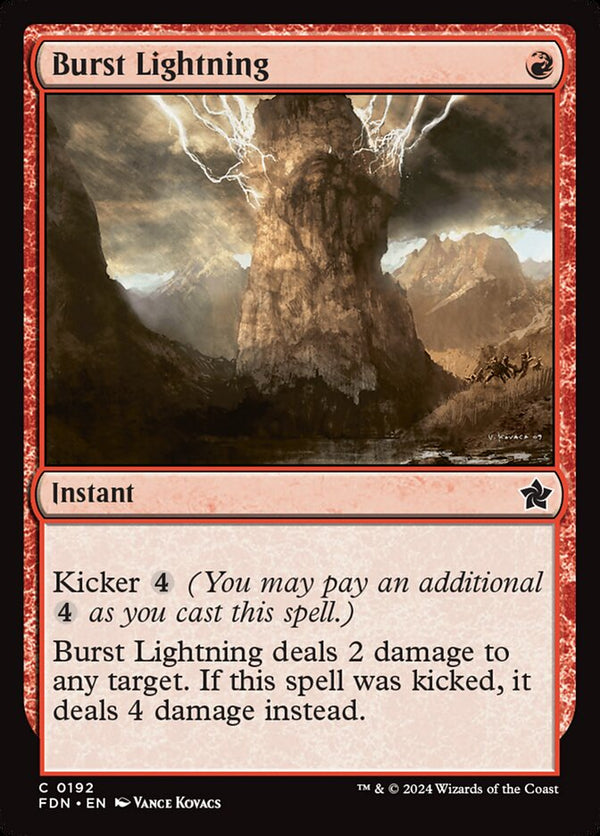 Burst Lightning - Magic: The Gathering