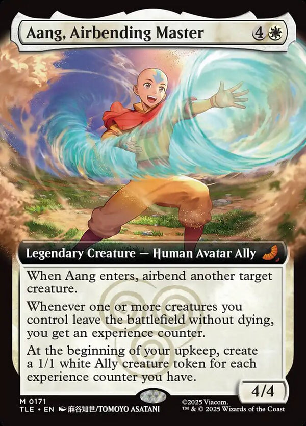 Aang, Airbending Master (Extended Art) - Magic: The Gathering