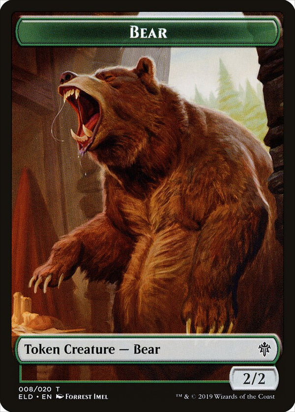 Bear Token (ELD 8) - Magic: The Gathering