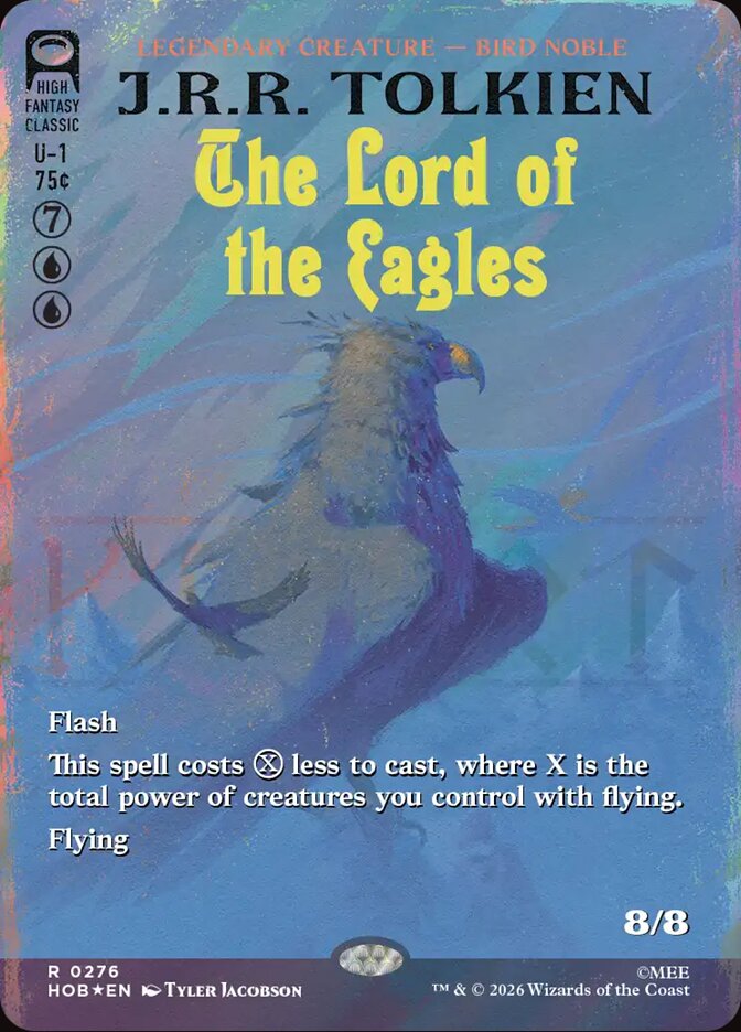 The Lord of the Eagles (Borderless) (Surge Foil)
