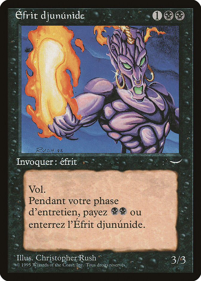Junun Efreet (French)- "Efrit djununide"