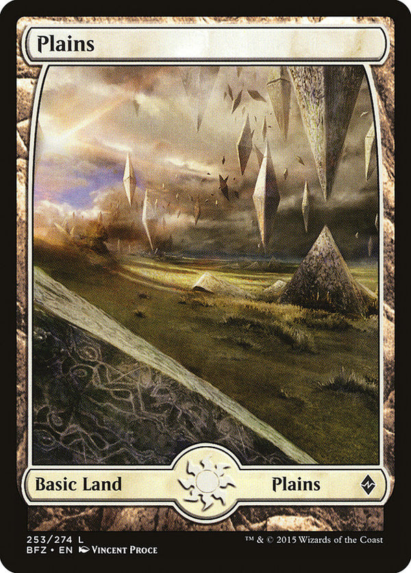 Plains (253) - Full Art - Magic: The Gathering