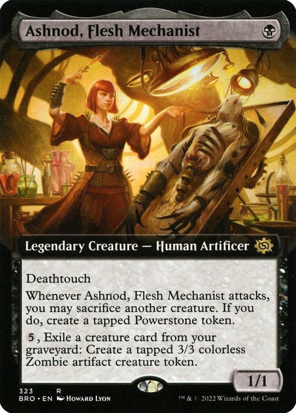 Ashnod, Flesh Mechanist (Extended Art) - Magic: The Gathering