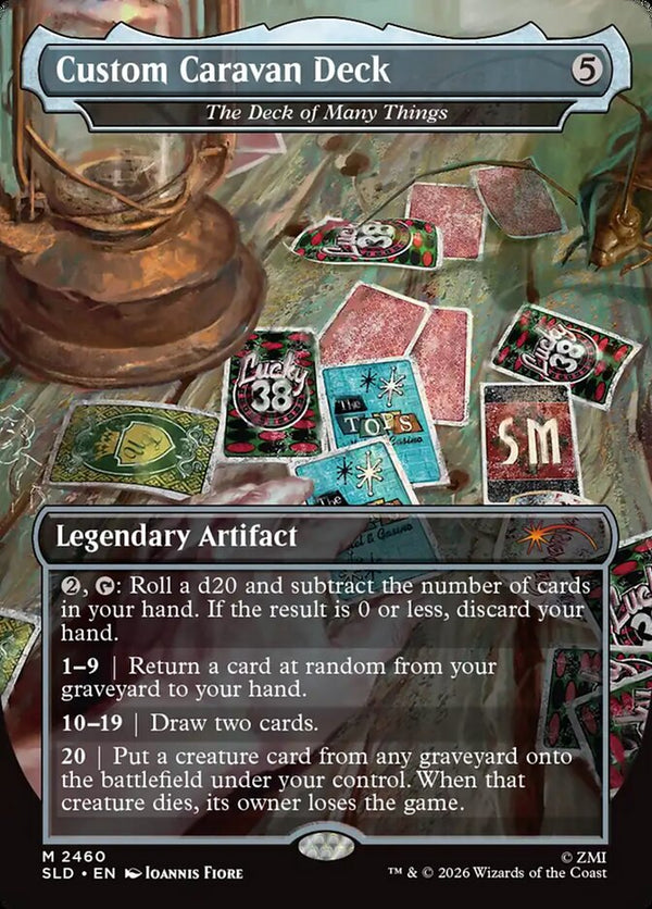 Custom Caravan Deck - The Deck of Many Things - Magic: The Gathering